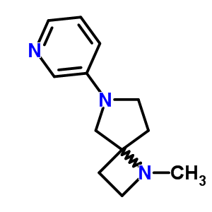 1-Methyl-6-(3-pyridinyl)-1,6-diazaspiro[3.4]octane Structure,646056-63-5Structure