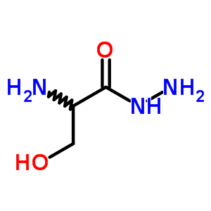 2-Amino-3-hydroxypropanehydrazide Structure,64616-76-8Structure