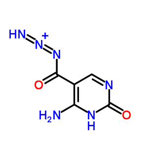 5-Pyrimidinecarbonylazide, 6-amino-1,2-dihydro-2-oxo- Structure,64623-42-3Structure