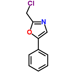 2-(Chloromethyl)-5-phenyl-1,3-oxazole Structure,64640-13-7Structure