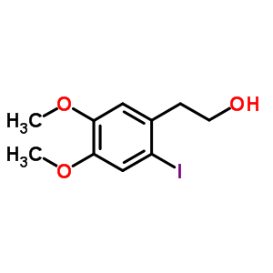 2-(2-Iodo-4,5-dimethoxy-phenyl)-ethanol Structure,64705-37-9Structure