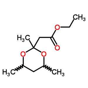 1,3-Dioxane-2-aceticacid, 2,4,6-trimethyl-, ethyl ester Structure,6472-11-3Structure