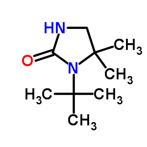 2-Imidazolidinone,1-(1,1-dimethylethyl)-5,5-dimethyl- Structure,64942-56-9Structure