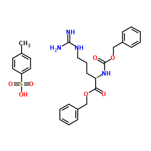 Nalpha-carbobenzyloxy-l-arginine benzyl ester p-toluenesulfonate Structure,649767-16-8Structure