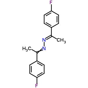 Ethanone,1-(4-fluorophenyl)-, 2-[1-(4-fluorophenyl)ethylidene]hydrazone Structure,64985-95-1Structure