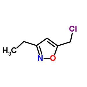 5-(Chloromethyl)-3-ethylisoxazole Structure,64988-69-8Structure