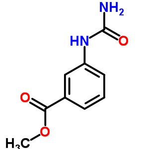 Methyl 3-[(aminocarbonyl)amino]benzoate Structure,65081-75-6Structure