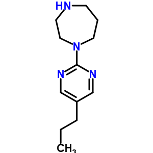 1-(5-Propylpyrimidin-2-yl)-1,4-diazepane Structure,651005-92-4Structure