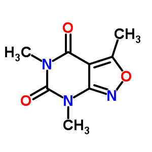 Isoxazolo[3,4-d]pyrimidine-4,6(5h,7h)-dione,3,5,7-trimethyl- Structure,65183-48-4Structure