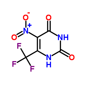 5-Nitro-6-(trifluoromethyl)-1h-pyrimidine-2,4-dione Structure,652-43-7Structure