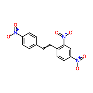 2,4-Dinitro-1-[2-(4-nitrophenyl)ethenyl]benzene Structure,65200-03-5Structure