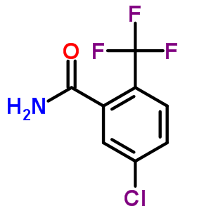 5-Chloro-2-(trifluoromethyl)benzamide Structure,654-94-4Structure