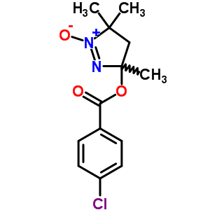 (3,5,5-Trimethyl-1-oxido-4h-pyrazol-3-yl) 4-chlorobenzoate Structure,65441-86-3Structure