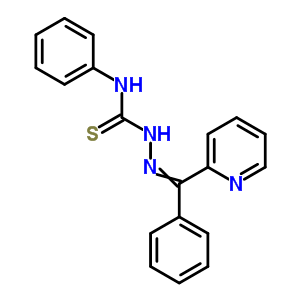 3-Phenyl-1-[(phenyl-pyridin-2-yl-methylidene)amino]thiourea Structure,65518-40-3Structure