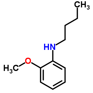 N-Butyl-N-(2-methoxyphenyl)amine Structure,65570-20-9Structure