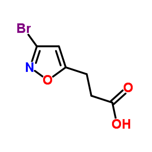 3-(3-Bromoisoxazol-5-yl)propanoic acid Structure,6567-34-6Structure