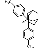 1,3-Bis(4-methylphenyl)adamantane Structure,65756-27-6Structure