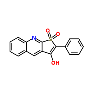 2-Phenylthieno[2,3-b]quinolin-3-ol 1,1-dioxide Structure,65764-33-2Structure