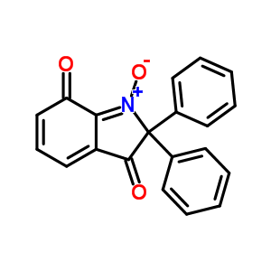 1-Oxido-2,2-diphenyl-indole-3,7-dione Structure,65817-75-6Structure