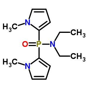 N-bis(1-methylpyrrol-2-yl)phosphoryl-n-ethyl-ethanamine Structure,65887-67-4Structure