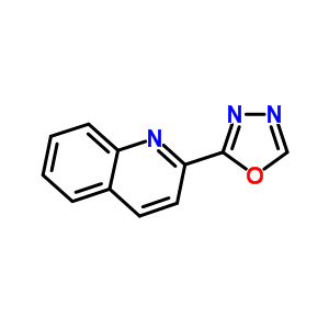 2-(1,3,4-Oxadiazol-2-yl)quinoline Structure,65944-12-9Structure