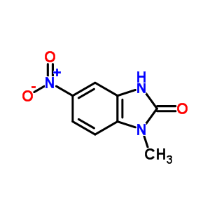 2H-benzimidazol-2-one,1,3-dihydro-1-methyl-5-nitro-(9ci) Structure,66108-85-8Structure