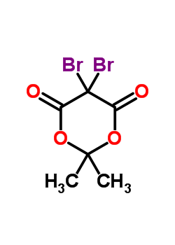 5,5-Dibromomeldrum’s acid Structure,66131-14-4Structure