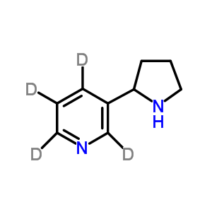 (±)-nornicotine-2,4,5,6-d4 (pyridine-d4) Structure,66148-18-3Structure