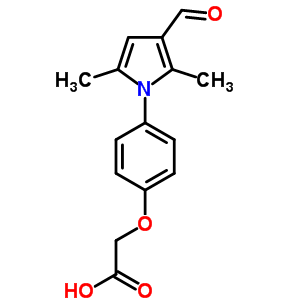 [4-(3-Formyl-2,5-dimethyl-1h-pyrrol-1-yl)phenoxy]acetic acid Structure,662154-28-1Structure