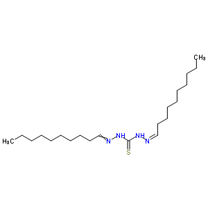 1,3-Bis(decylideneamino)thiourea Structure,6623-30-9Structure