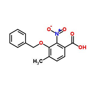 4-Methyl-2-nitro-3-phenylmethoxy-benzoic acid Structure,6623-31-0Structure