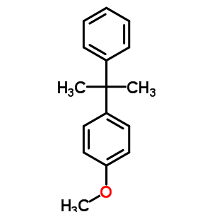 4-(1-Methyl-1-phenyl-ethyl)-anisole Structure,6623-93-4Structure