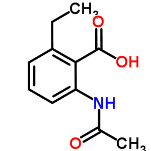 2-(Acetylamino)-6-ethylbenzoic acid Structure,66232-47-1Structure