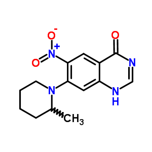 7-(2-Methyl-1-piperidyl)-6-nitro-1h-quinazolin-4-one Structure,66234-53-5Structure