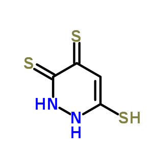 3,6-Pyridazinedithione,1,2-dihydro-4-mercapto- Structure,66234-88-6Structure