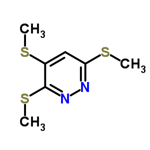 3,4,6-Tris(methylsulfanyl)pyridazine Structure,66234-89-7Structure