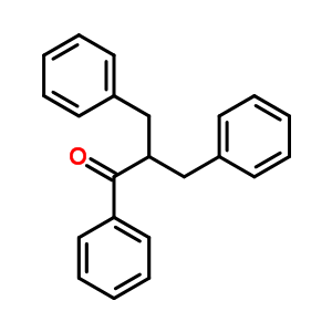 2-Benzyl-1,3-diphenyl-propan-1-one Structure,6624-04-0Structure