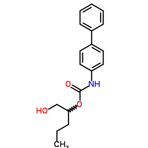 Carbamic acid,[1,1-biphenyl]-4-yl-, 1-(hydroxymethyl)butyl ester (9ci) Structure,6624-96-0Structure