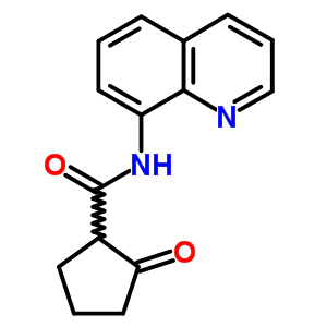 2-Oxo-n-quinolin-8-yl-cyclopentane-1-carboxamide Structure,66262-71-3Structure