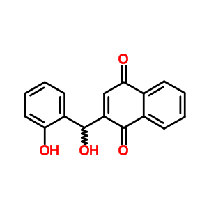 2-[Hydroxy-(2-hydroxyphenyl)methyl]naphthalene-1,4-dione Structure,6629-16-9Structure