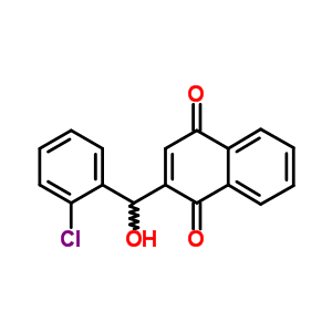 2-[(2-Chlorophenyl)-hydroxy-methyl]naphthalene-1,4-dione Structure,6629-18-1Structure