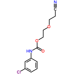 Carbamic acid,(3-chlorophenyl)-, 2-(2-cyanoethoxy)ethyl ester (9ci) Structure,6629-50-1Structure