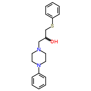 1-(4-Phenylpiperazin-1-yl)-3-phenylsulfanyl-propan-2-ol Structure,66307-18-4Structure