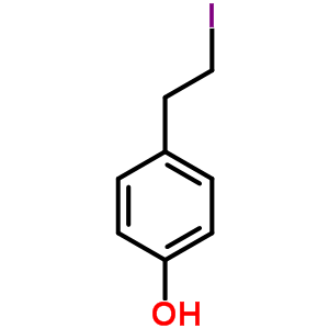 4-(2-Iodoethyl)phenol Structure,6631-69-2Structure