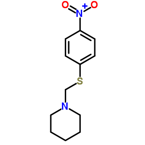 Piperidine,1-[[(4-nitrophenyl)thio]methyl]- Structure,6631-79-4Structure