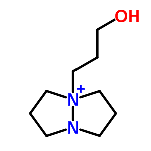 3-(5-Aza-1-azoniabicyclo[3.3.0]oct-1-yl)propan-1-ol Structure,66314-45-2Structure