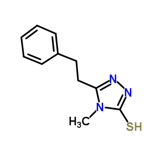 4-Methyl-5-(2-phenylethyl)-4H-1,2,4-triazole-3-thiol Structure,663181-83-7Structure