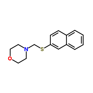 4-(Naphthalen-2-ylsulfanylmethyl)morpholine Structure,6632-07-1Structure