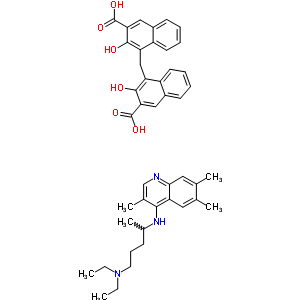 4-[(3-Carboxy-2-hydroxy-naphthalen-1-yl)methyl]-3-hydroxy-naphthalene-2-carboxylic acid Structure,6632-30-0Structure