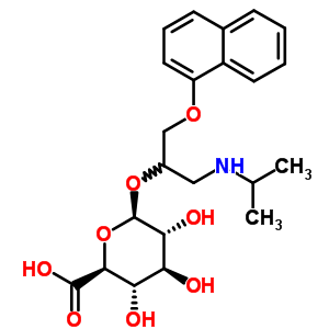 Propranolol glucuronide Structure,66322-66-5Structure